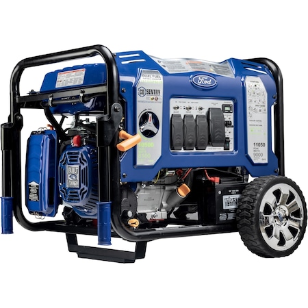 Ford Portable Generator, Gasoline/Liquid Propane, 9,000 W/8,100 W Rated, 11,050 W/10,500 W Surge FG11050PBECO